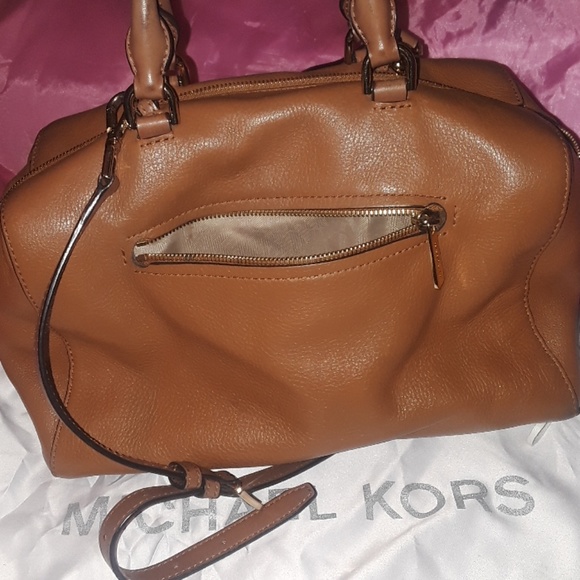 Michael Kors Leather Kirby Satchel - Picture 5 of 9